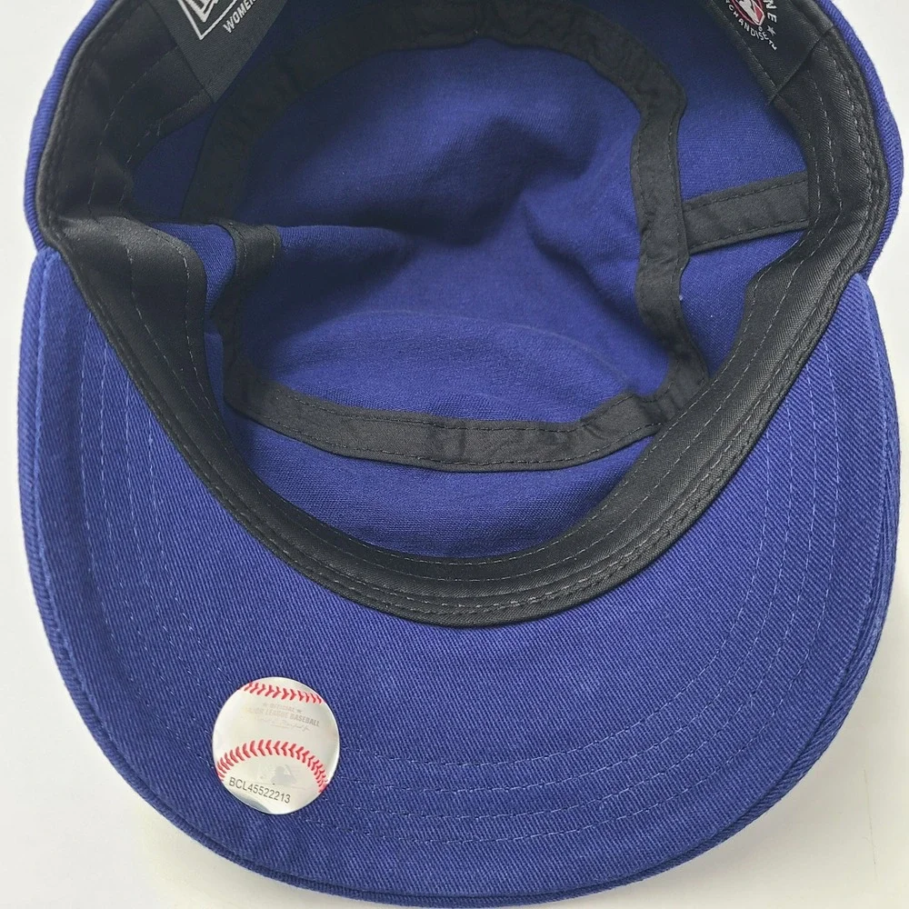 Women Los Angeles Dodgers Hat Strapback New Era Blue MLB Cadet Military Army Cap